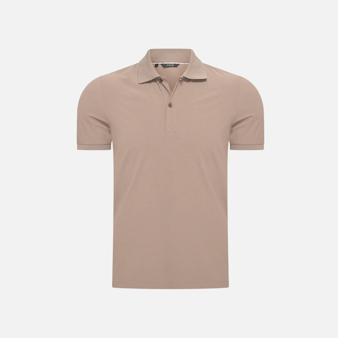 BASIC BEIGE POLO T SHIRT