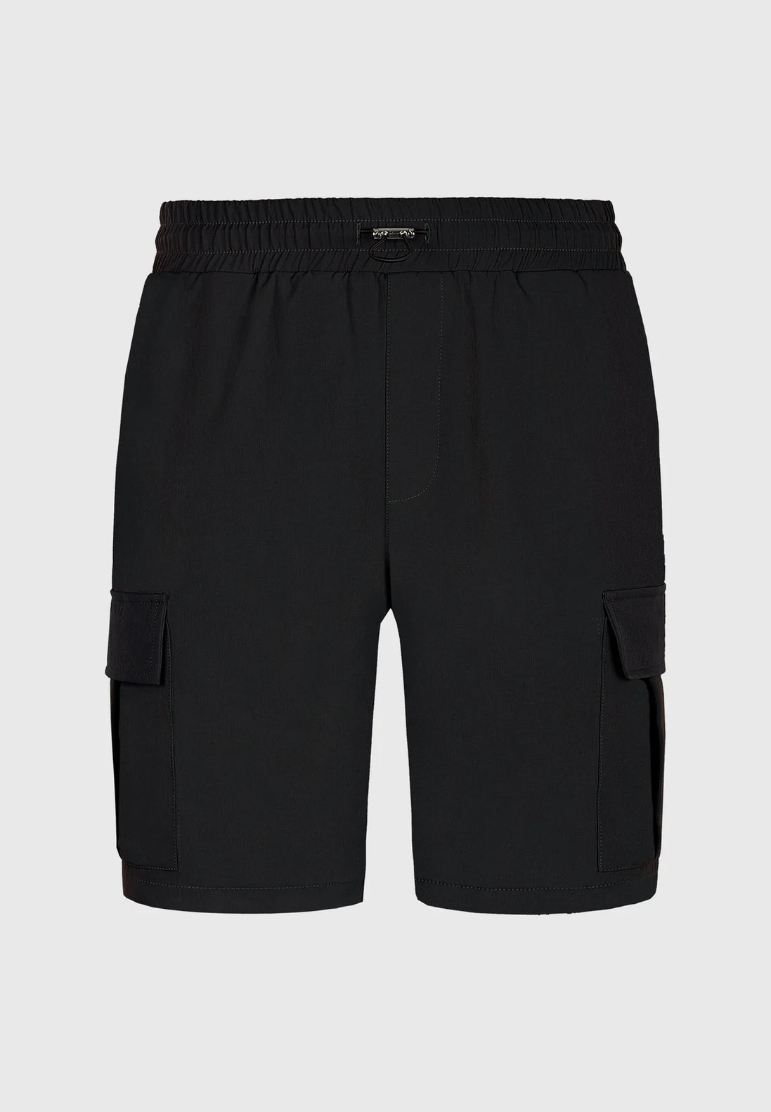 BLACK CARGO SHORTS