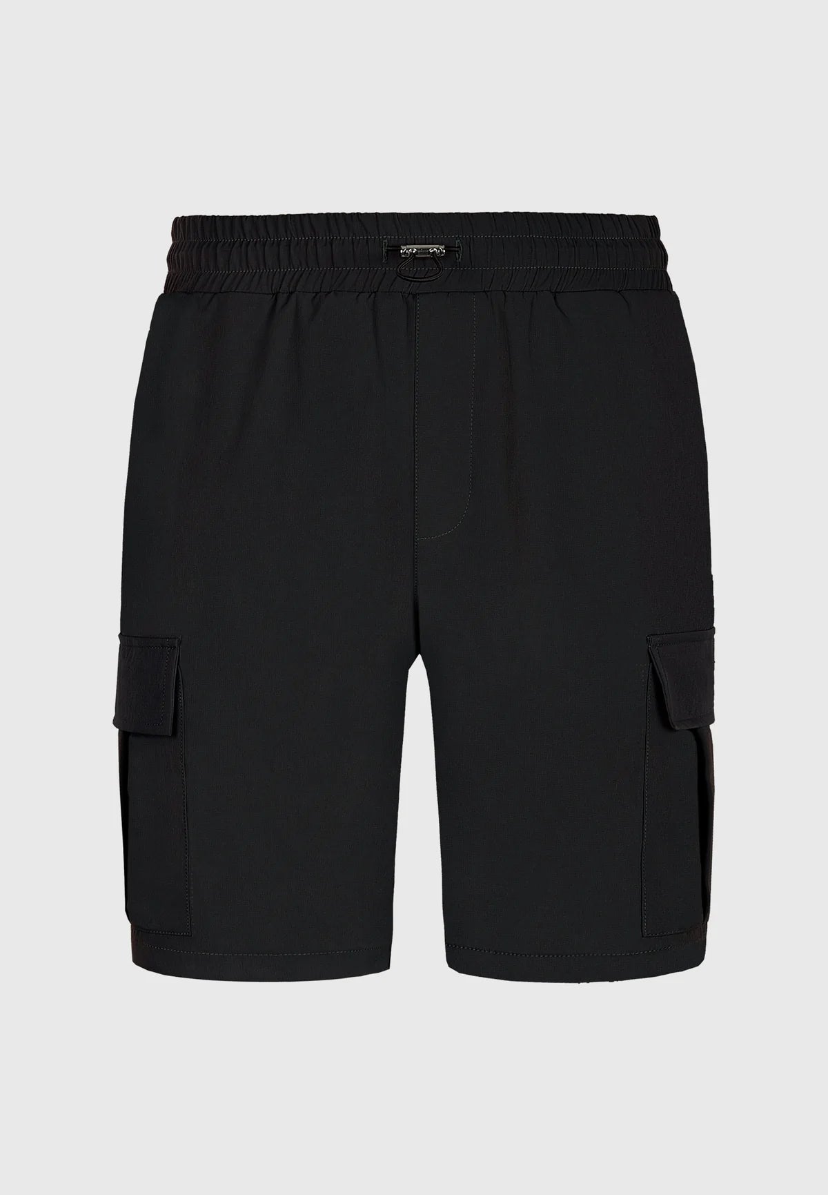 BLACK CARGO SHORTS