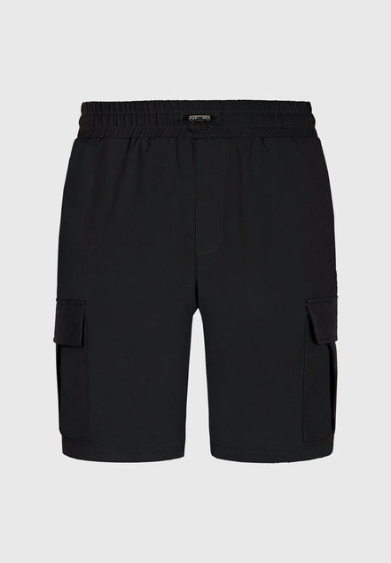 BLACK CARGO SHORTS