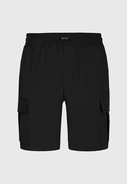 BLACK CARGO SHORTS