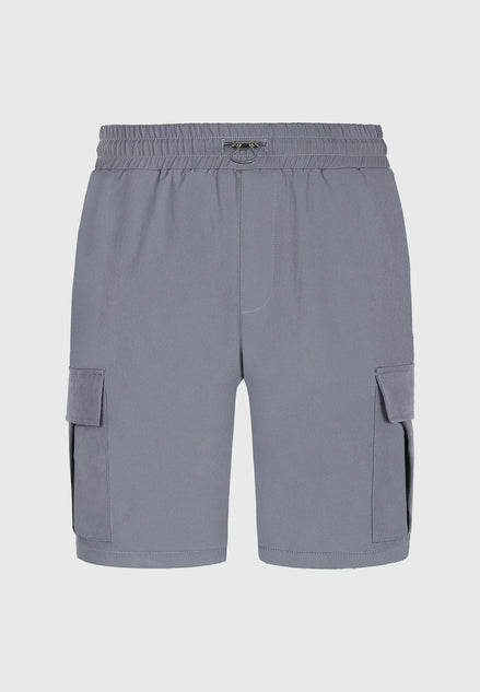 GREY CARGO SHORTS