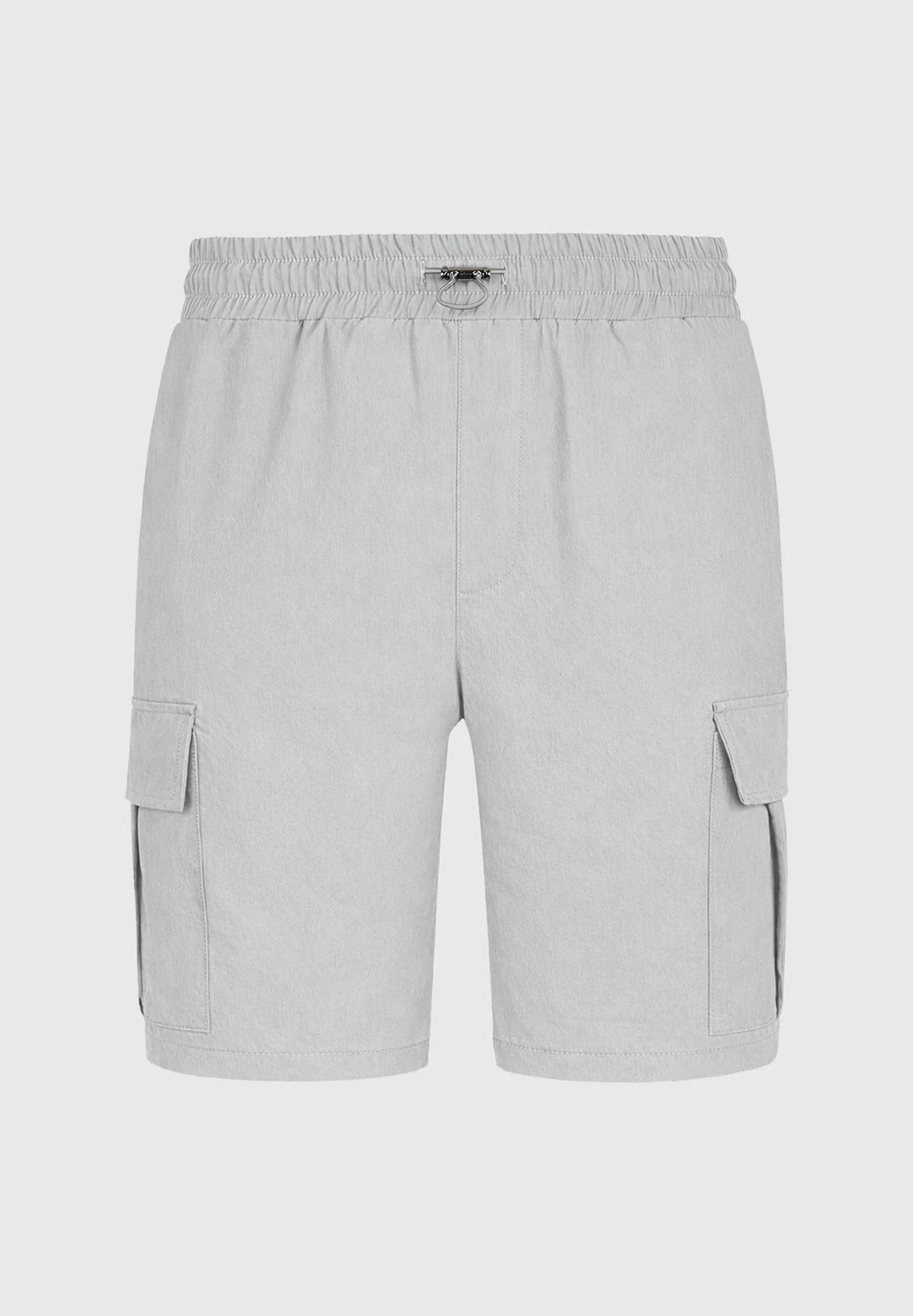 LIGHT GREY CARGO SHORTS
