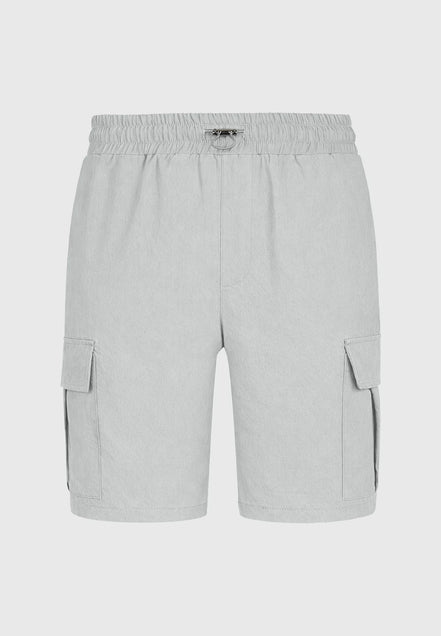 LIGHT GREY CARGO SHORTS