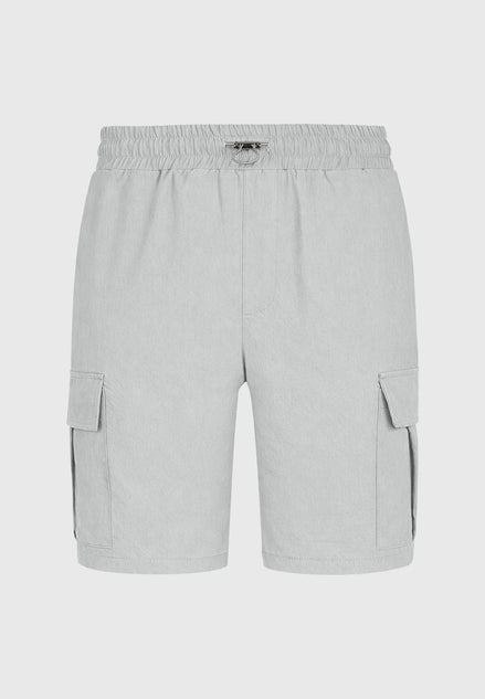 LIGHT GREY CARGO SHORTS