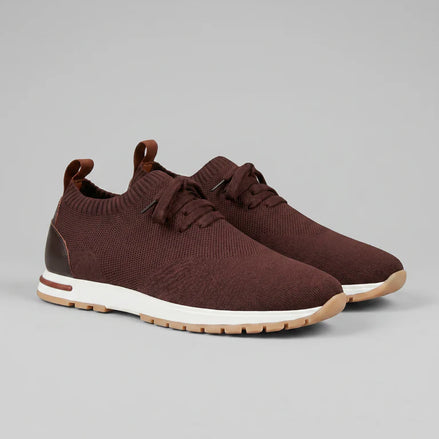 MAROON KNIT TRAINER