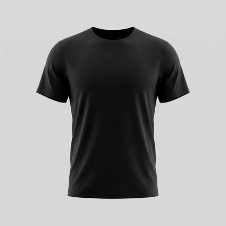 BLACK SLIM T SHIRT