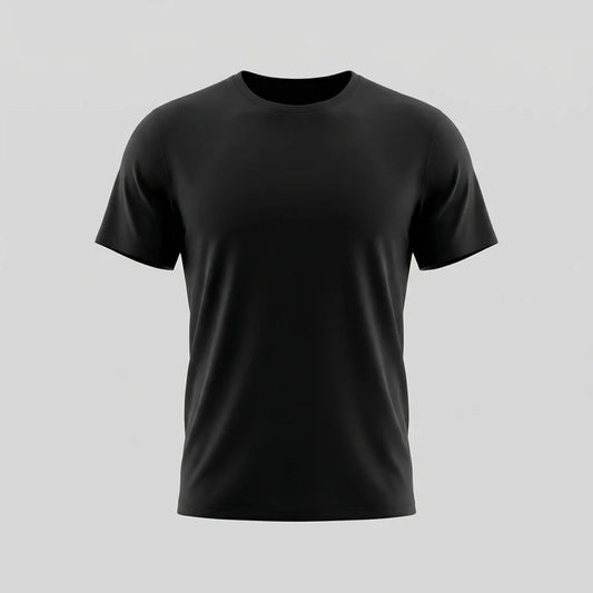 BLACK SLIM T SHIRT