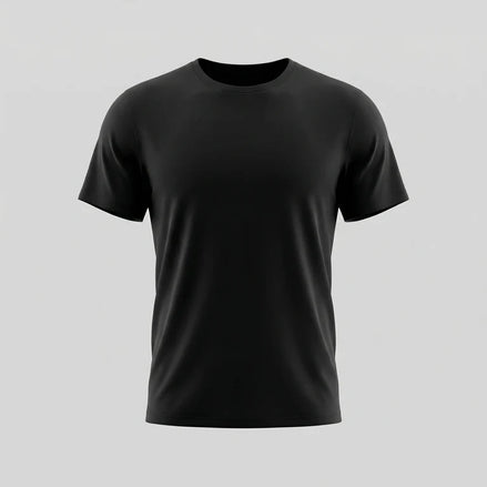 BLACK SLIM T SHIRT