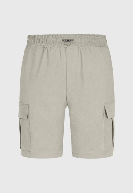 BEIGE CARGO SHORTS