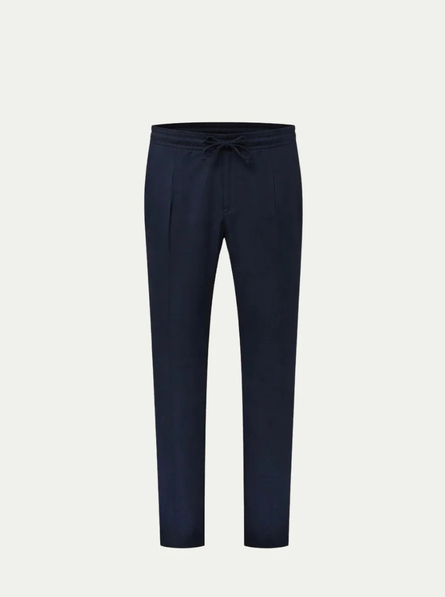 NAVY MODERN LINEN TROUSER