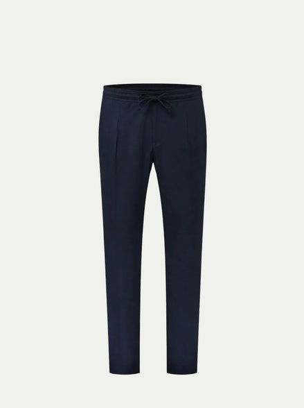 NAVY MODERN LINEN TROUSER