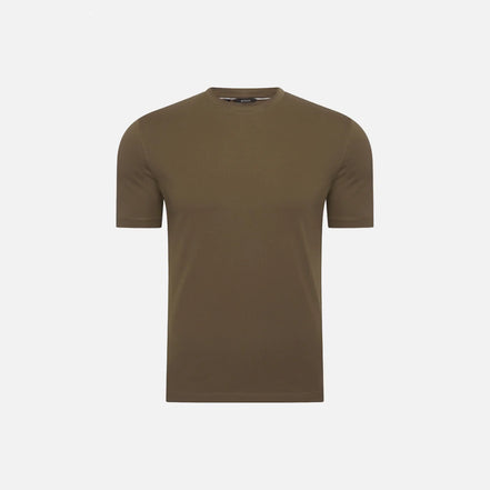 BASIC OLIVE T SHIRT