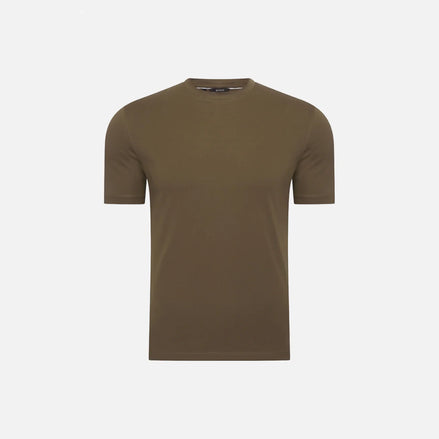 BASIC OLIVE T SHIRT